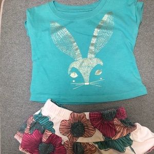 Tea Collection T-shirt and skort